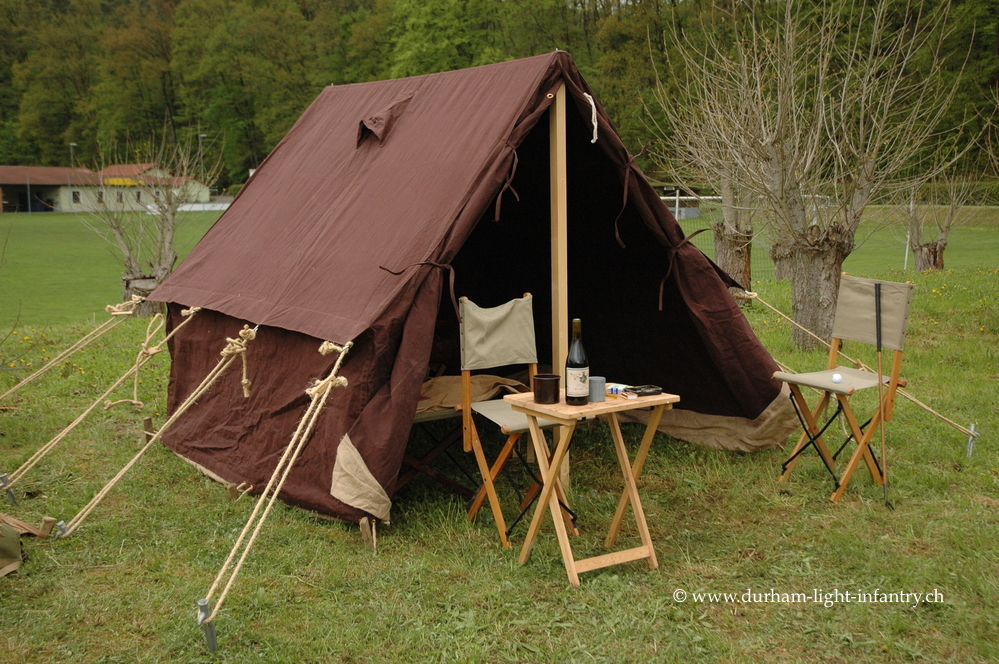 WW2 British Army Officer's tent