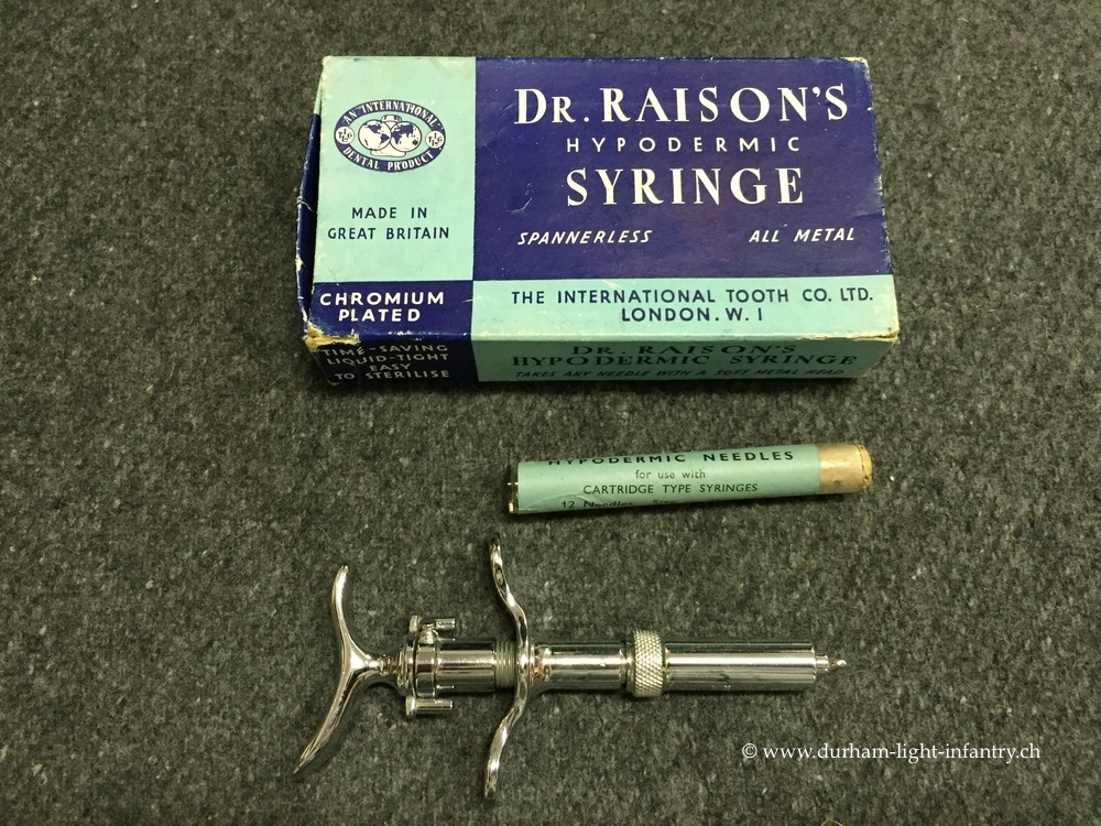 Dr. Raisons Hypodermic Syringe